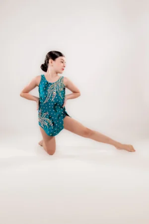 Emerald Crystal Performance Leotard