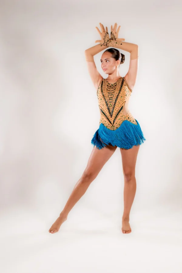 Fierce Rhythm in Electric Blue - Image 3