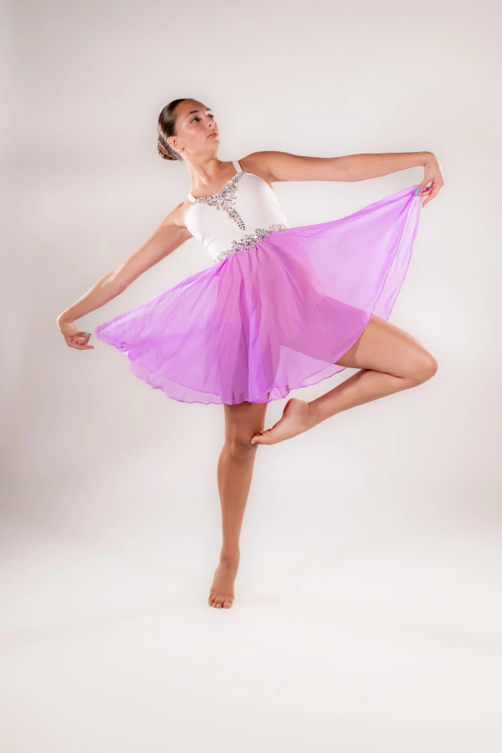 Lavender Radiance Dance Dress