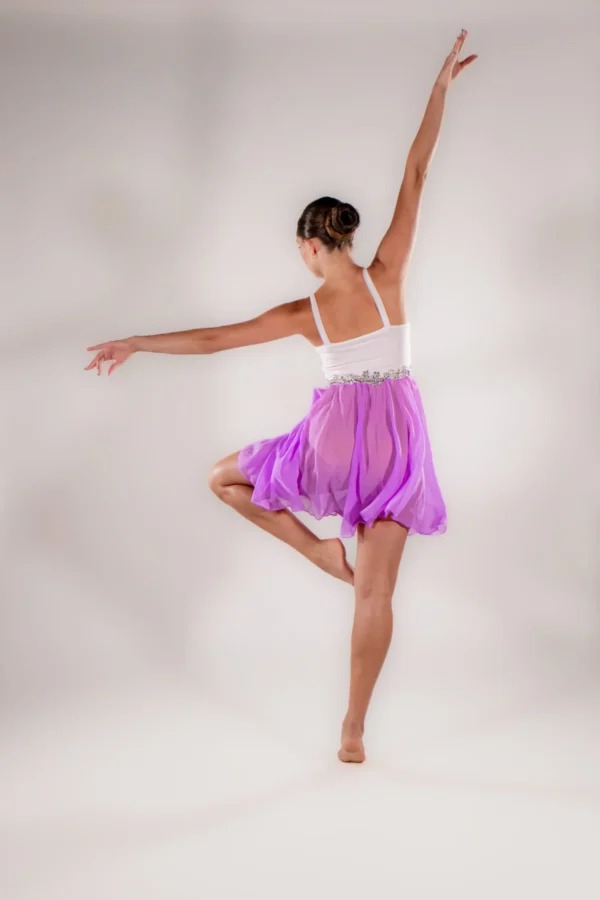 Lavender Radiance Dance Dress - Image 2
