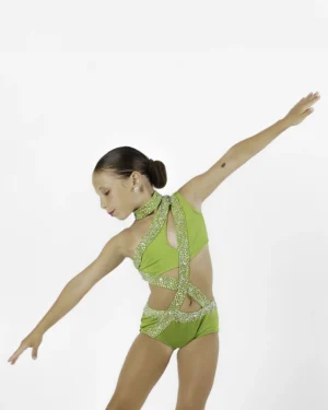 crisscross strap detailing